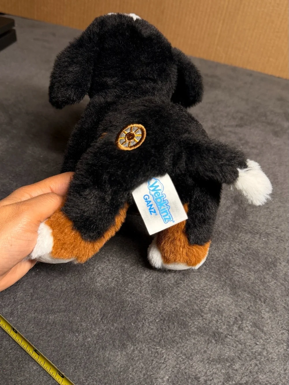 Ganz Webkinz Next Bernese Mountain Dog Plush Tricolor Puppy Dog